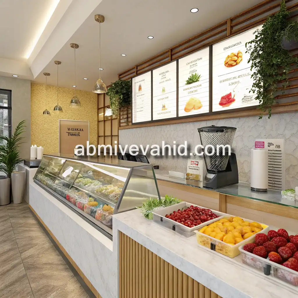 خرید آنلاین و حضوری انواع آبمیوه و بستنی با قیمت مناسب در پردیس فاز 5