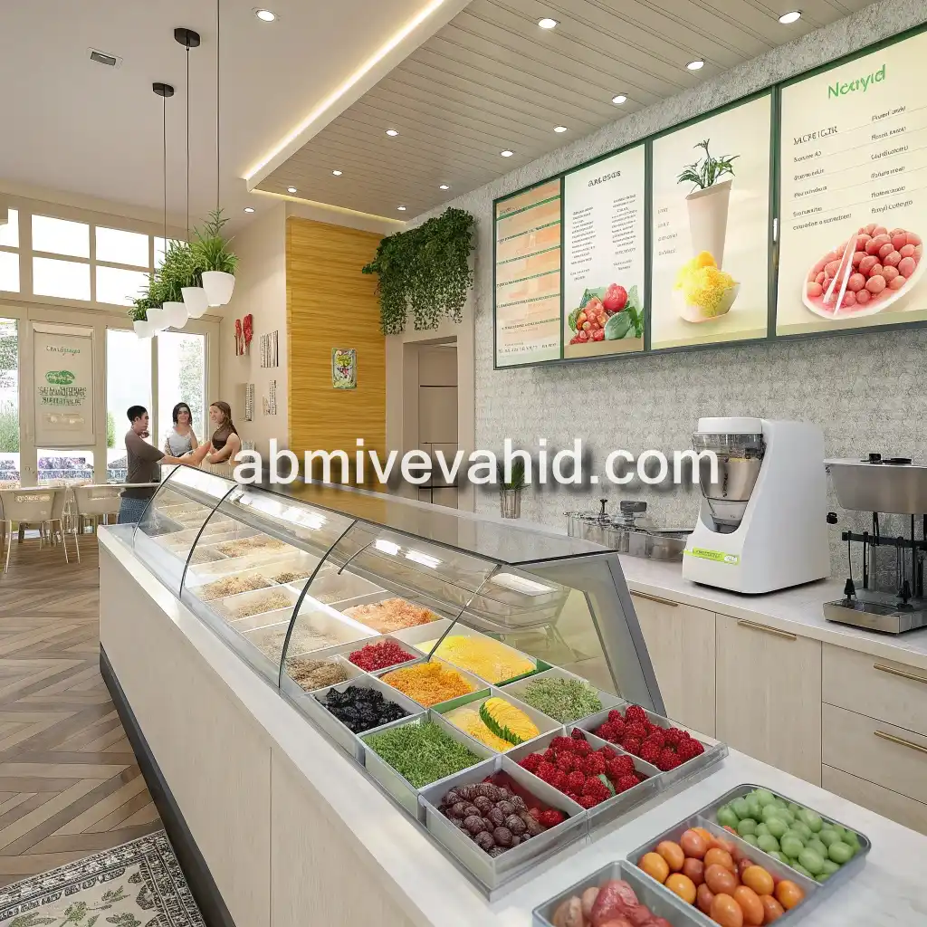 خرید آنلاین و حضوری انواع آبمیوه و بستنی با قیمت مناسب در پردیس میدان عدالت