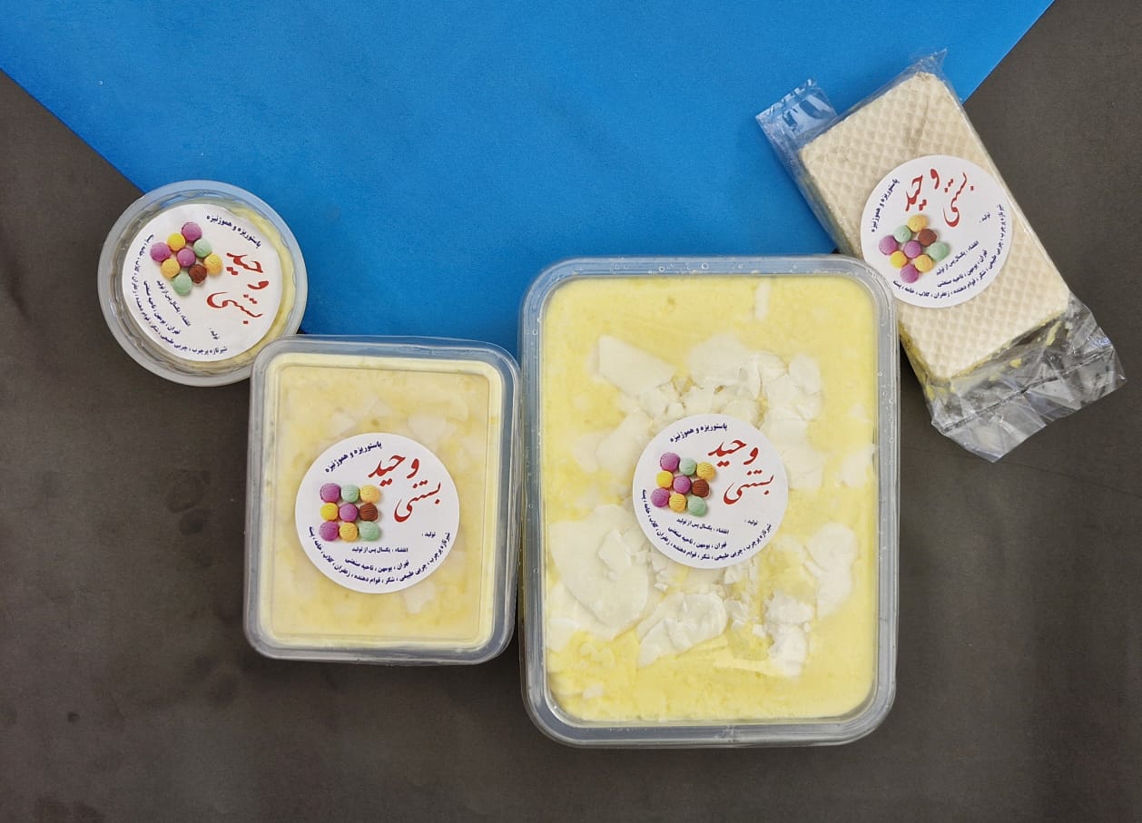 بستنی خامه دار